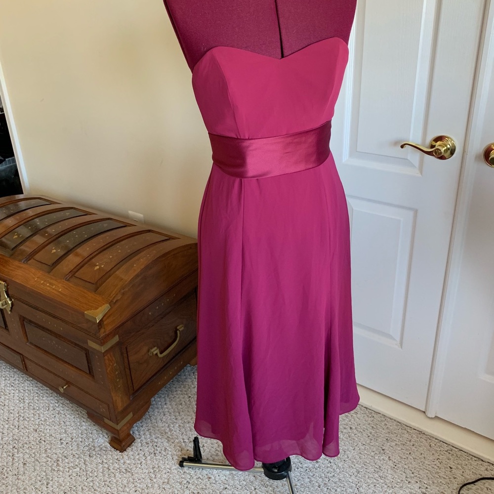 Merlot Gown Bridesmaids Dress